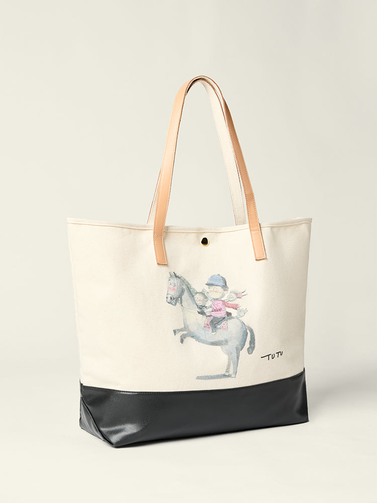 Chinese Contemporary Artist TUTU Limited Edition Tennis Tote Bag