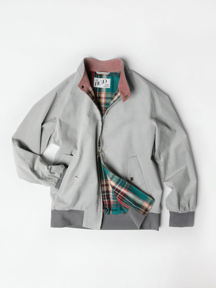 Corduroy Golf Jacket - ‘Cotton Way’ by Loro Piana / Grey